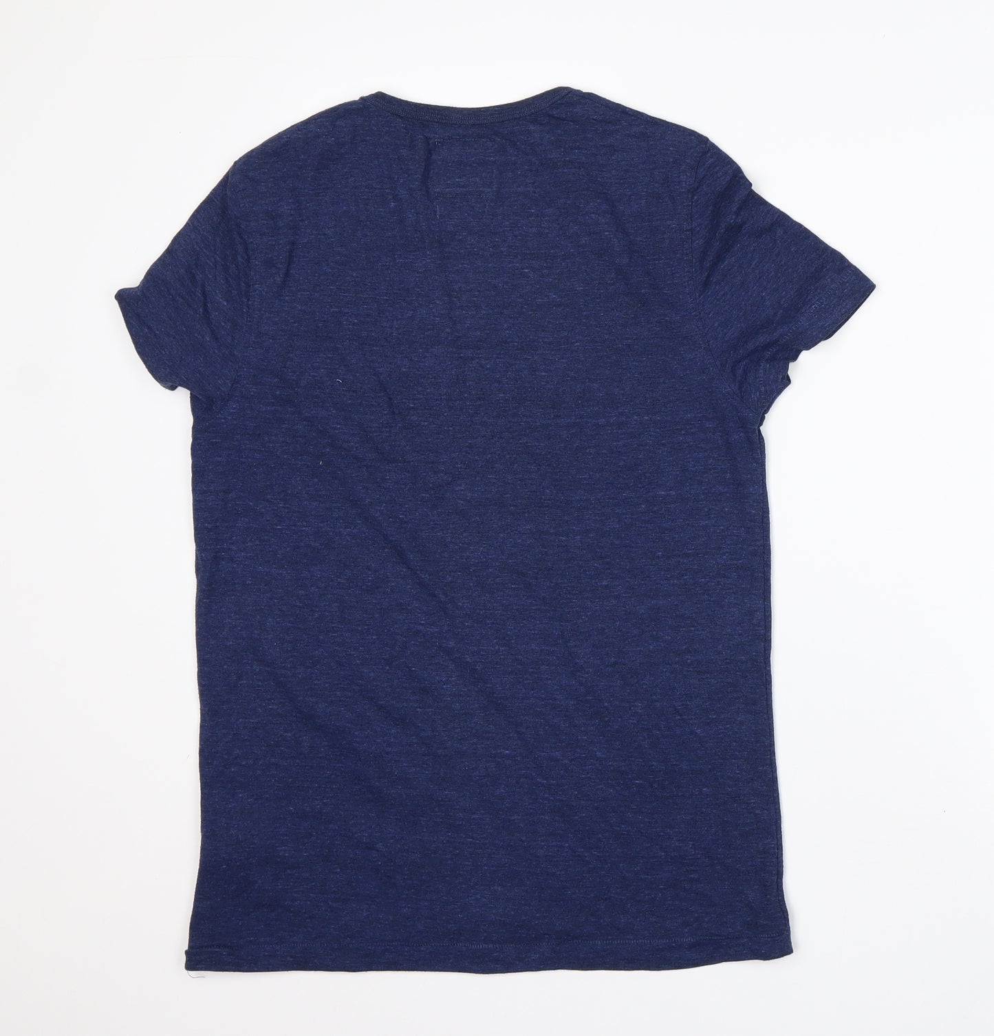 Burton Mens Blue  Polyester  T-Shirt Size S Round Neck