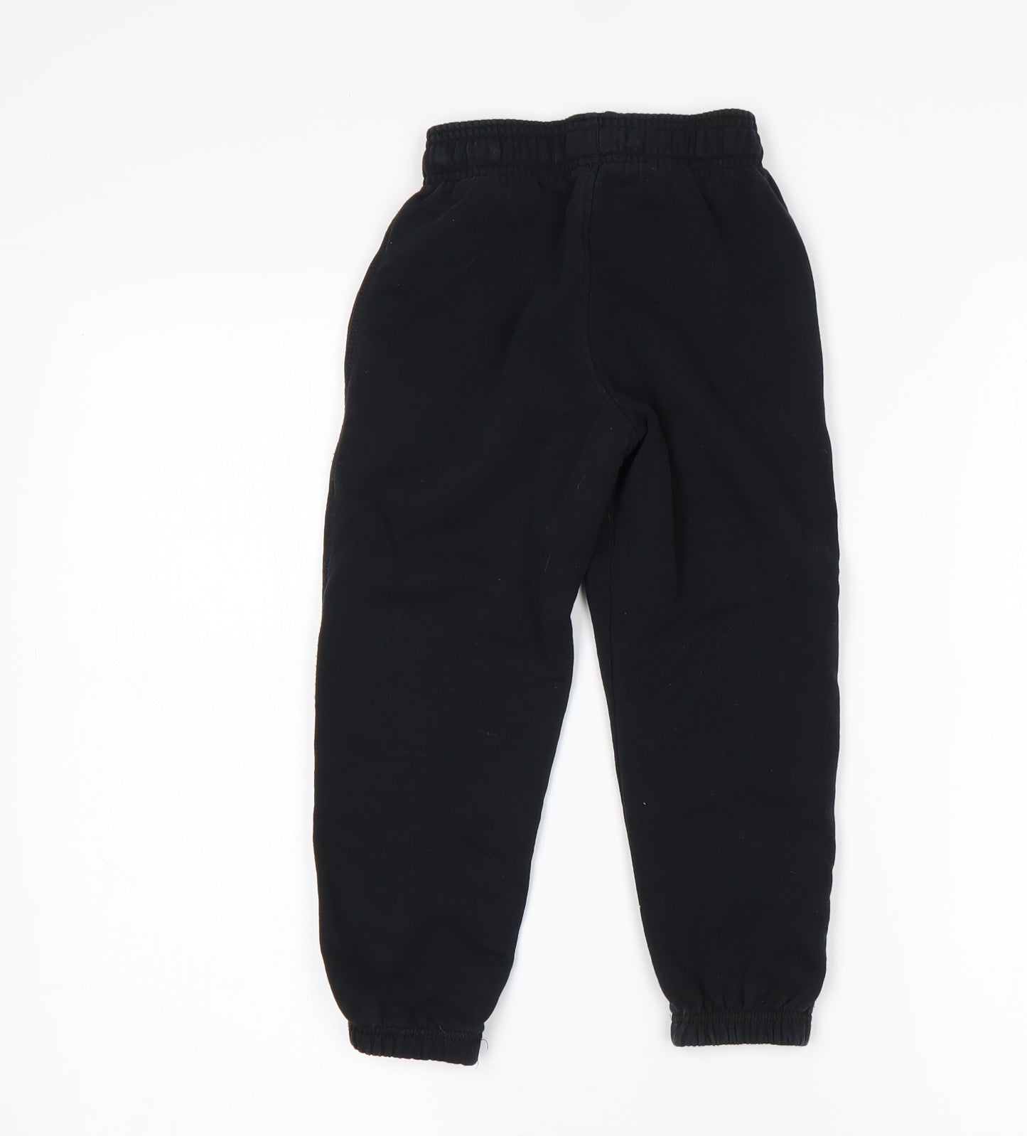 M&S Boys Black  Cotton Sweatpants Trousers Size 3-4 Years  Regular