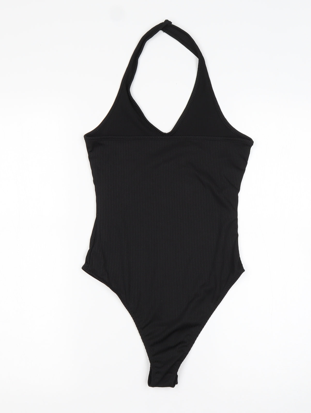 SheIn Womens Black  Elastane Bodysuit One-Piece Size XS