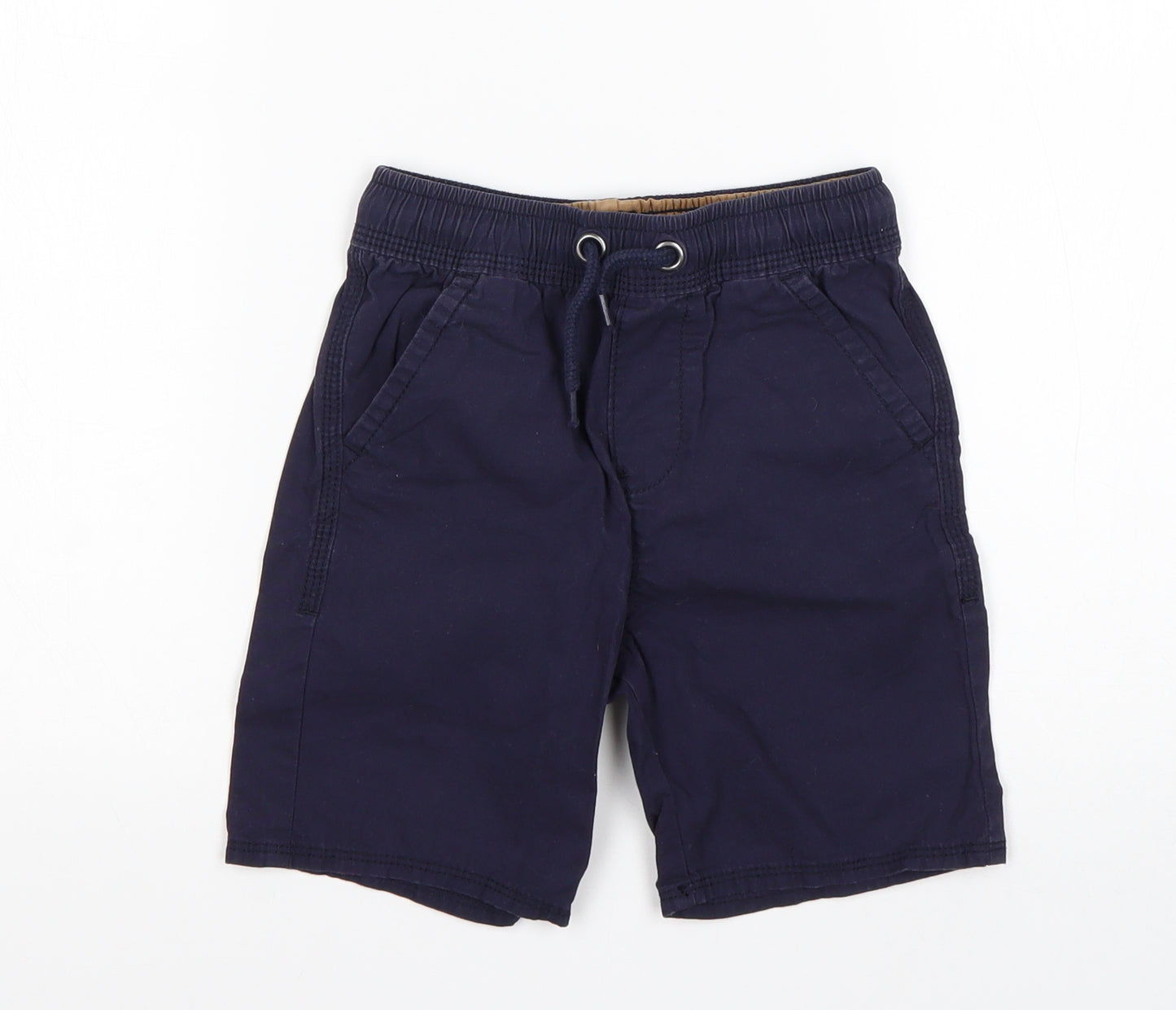 George Boys Blue  Cotton Chino Shorts Size 3-4 Years  Regular