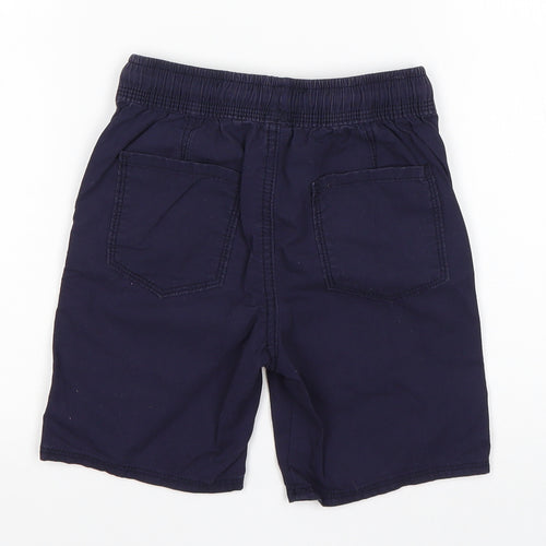 George Boys Blue  Cotton Chino Shorts Size 3-4 Years  Regular