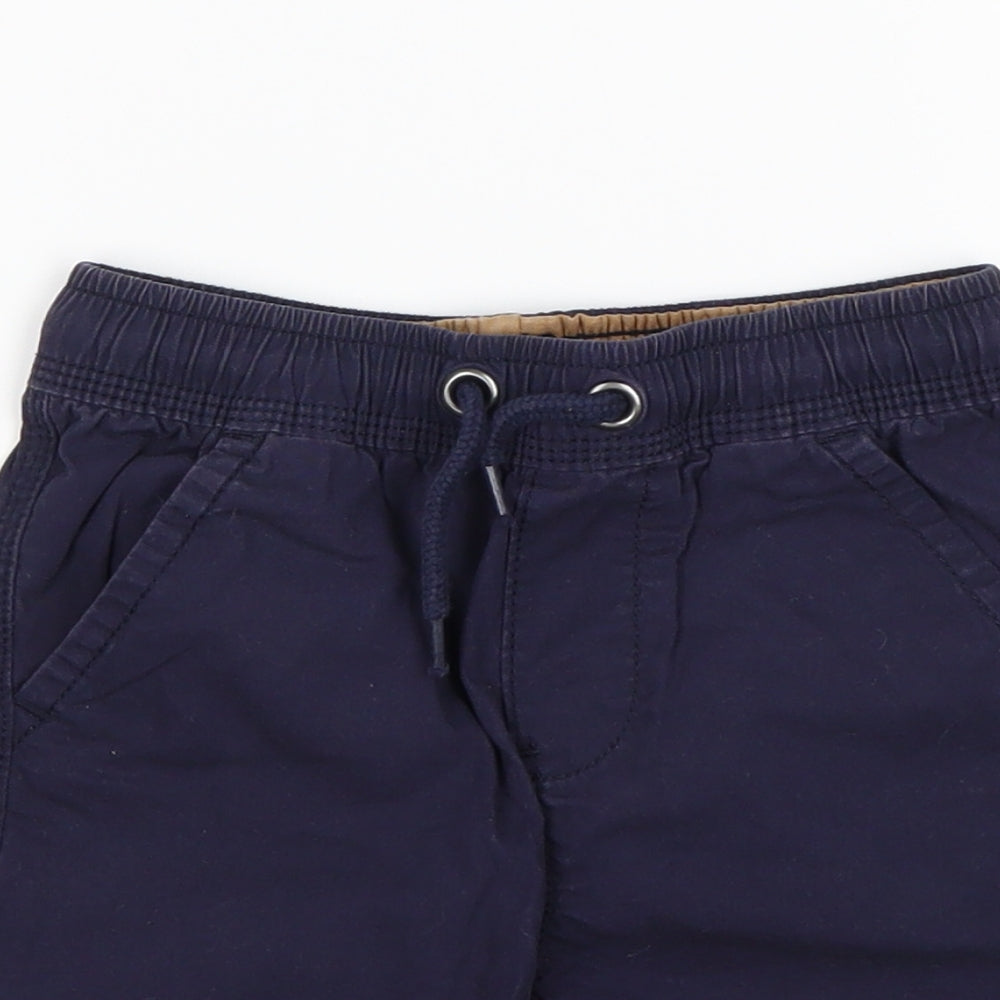 George Boys Blue  Cotton Chino Shorts Size 3-4 Years  Regular