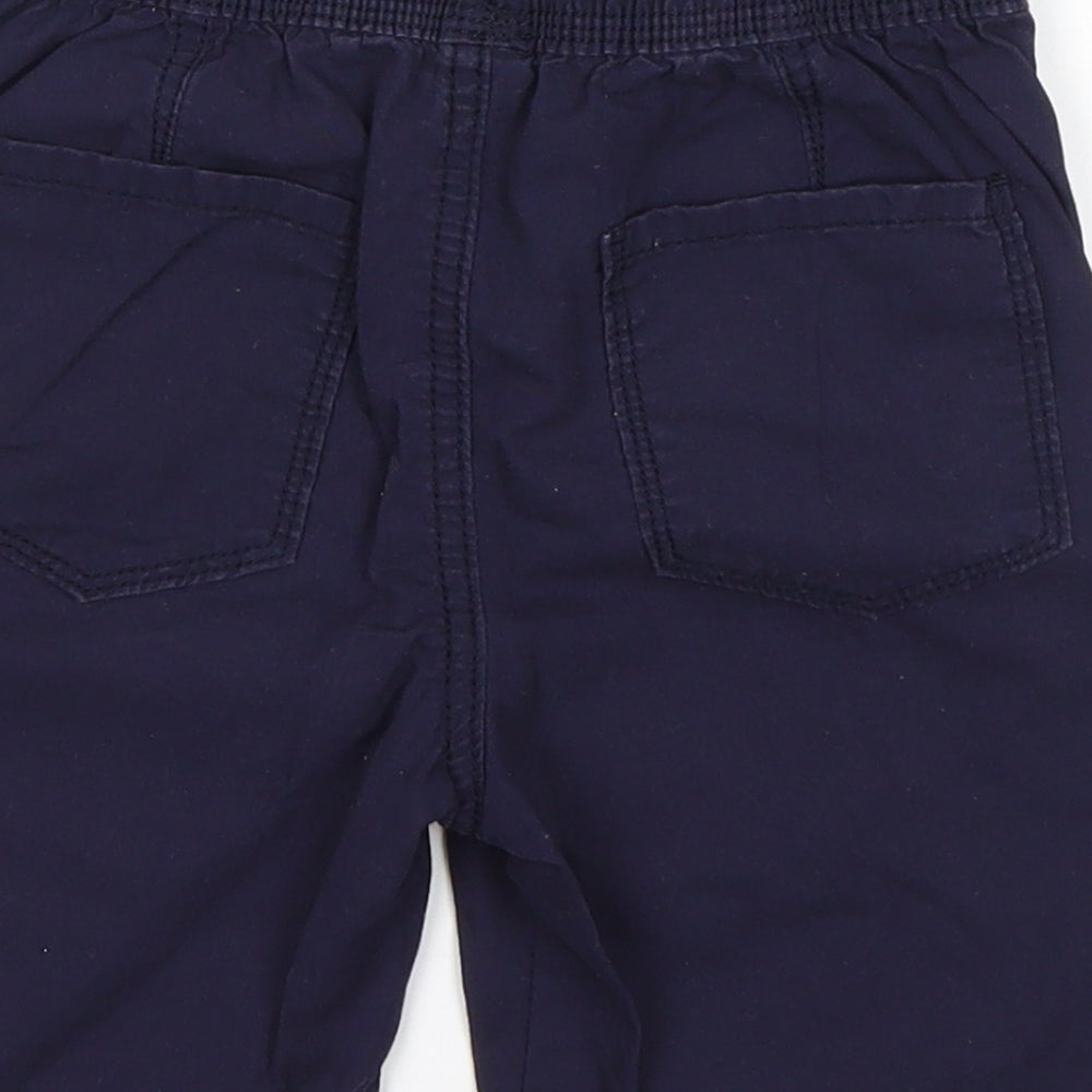 George Boys Blue  Cotton Chino Shorts Size 3-4 Years  Regular