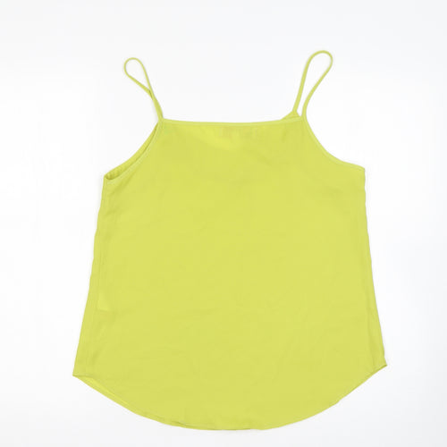 cameo rose Womens Green  Polyester Basic Blouse Size 10 V-Neck