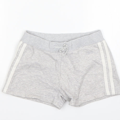 Miss Olypus Girls Grey  Cotton Sweat Shorts Size 9-10 Years  Regular