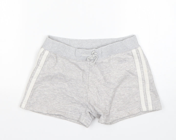 Miss Olypus Girls Grey Cotton Sweat Shorts Size 9-10 Years Regular