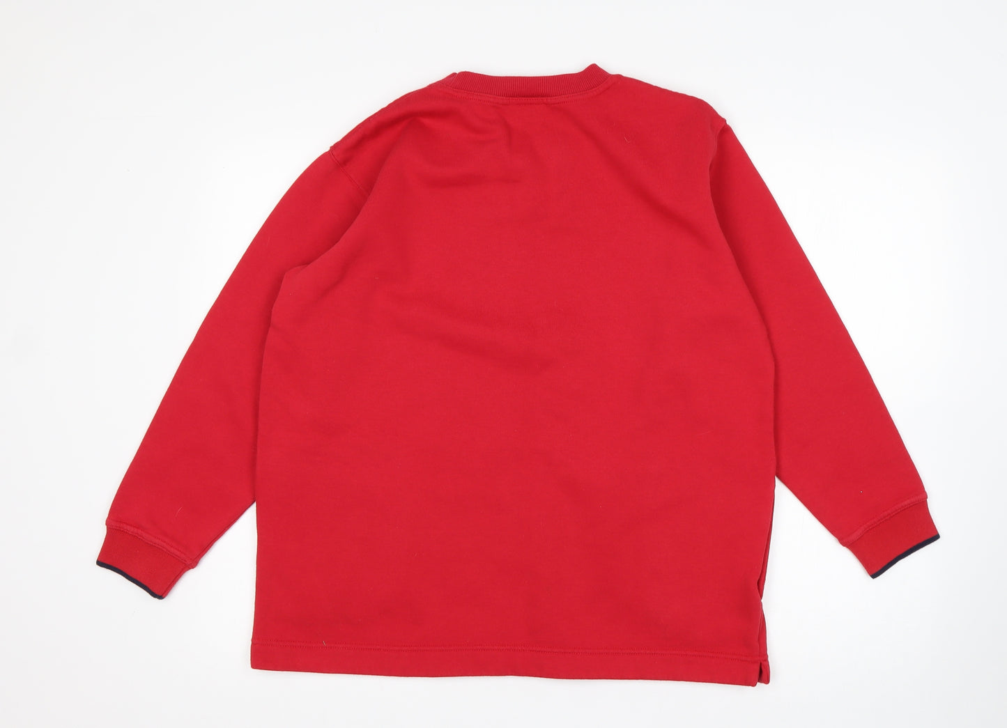 JOIE DE VIURE Womens Red  Polyester Pullover Sweatshirt Size 10
