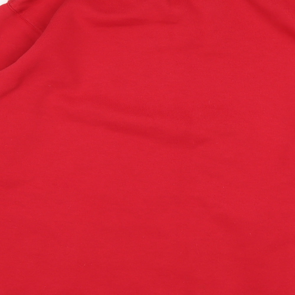 JOIE DE VIURE Womens Red  Polyester Pullover Sweatshirt Size 10
