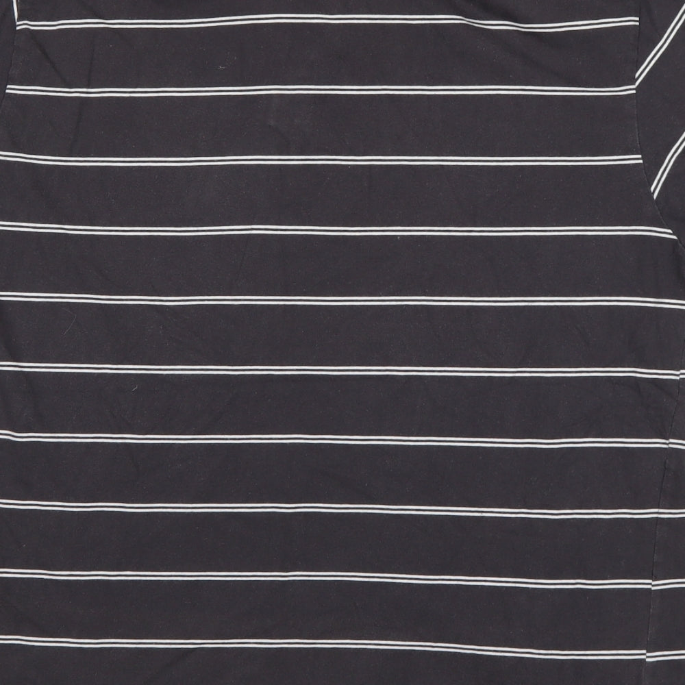 George Mens Multicoloured Striped Cotton  Polo Size XL Collared