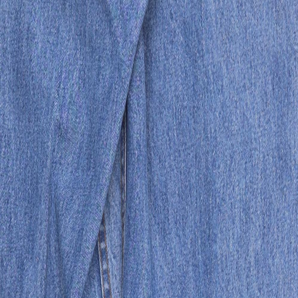 County Seat Mens Blue  Cotton Straight Jeans Size 32 L35 in Regular