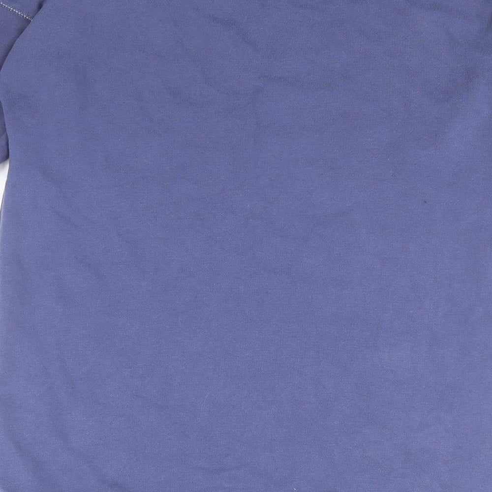 NEXT Womens Blue Round Neck  Cotton Pullover Jumper Size 6
