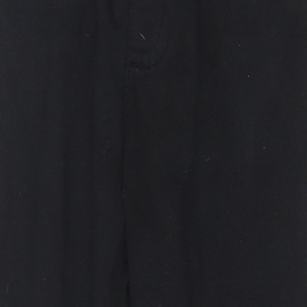 George Boys Black  Cotton Sweatpants Trousers Size 6-7 Years  Regular  - School