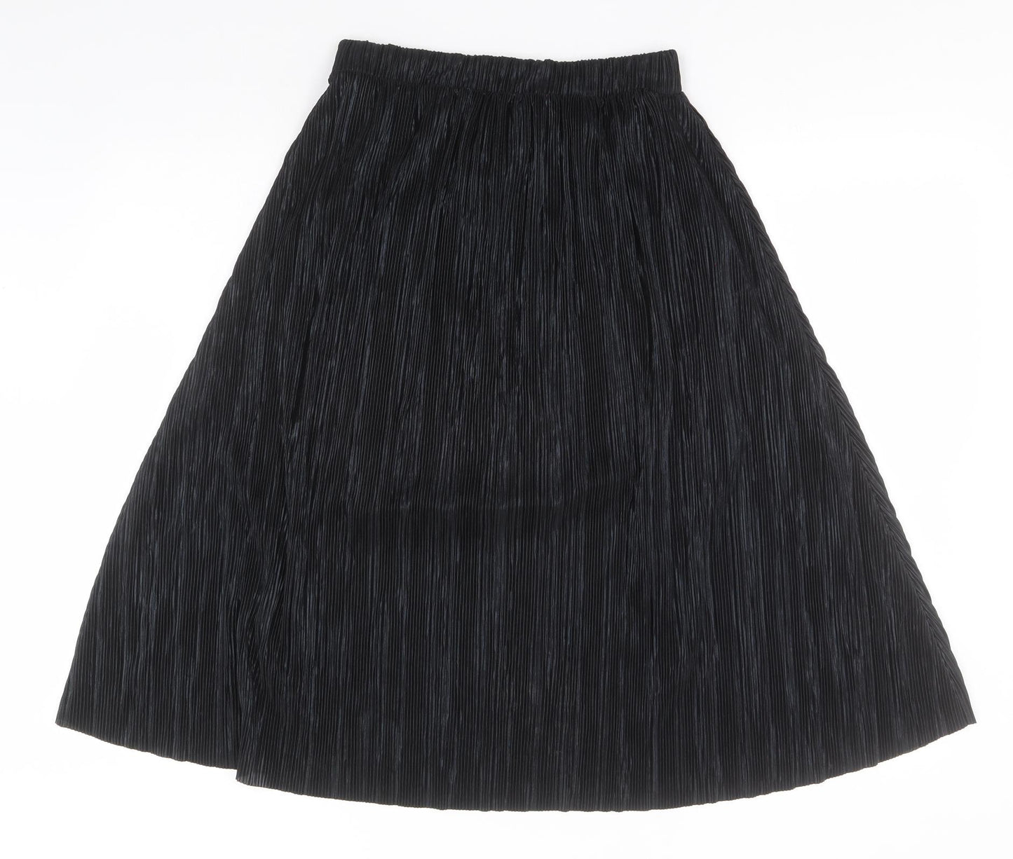 Mango Womens Black  Polyester A-Line Skirt Size S