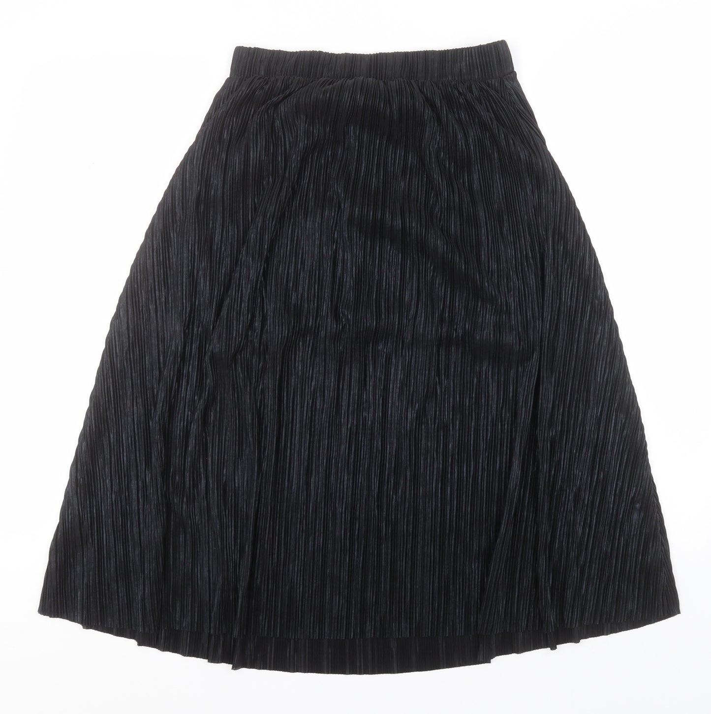 Mango Womens Black  Polyester A-Line Skirt Size S