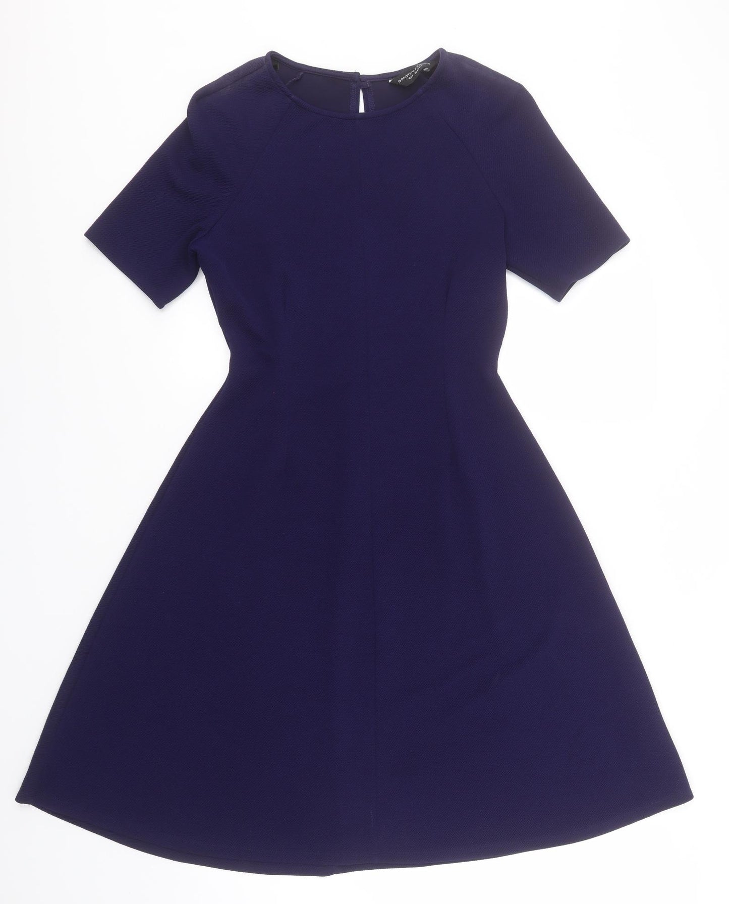 Dorothy Perkins Womens Blue   A-Line  Size 10  Round Neck