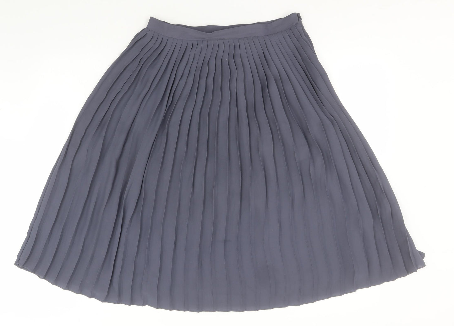 F&F Womens Grey  Polyester A-Line Skirt Size 10