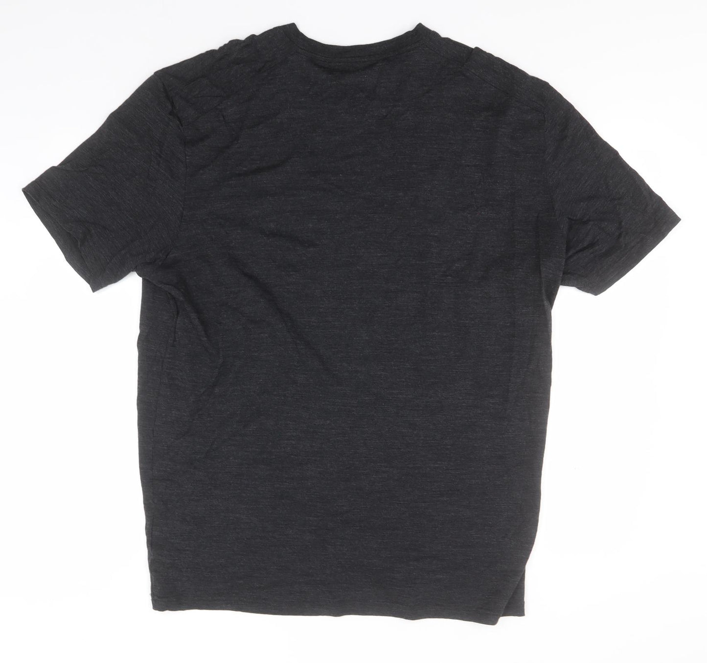 SmartWool Mens Grey  Wool  T-Shirt Size 2XL Round Neck
