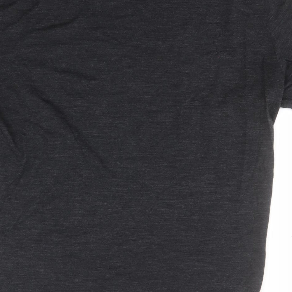 SmartWool Mens Grey  Wool  T-Shirt Size 2XL Round Neck