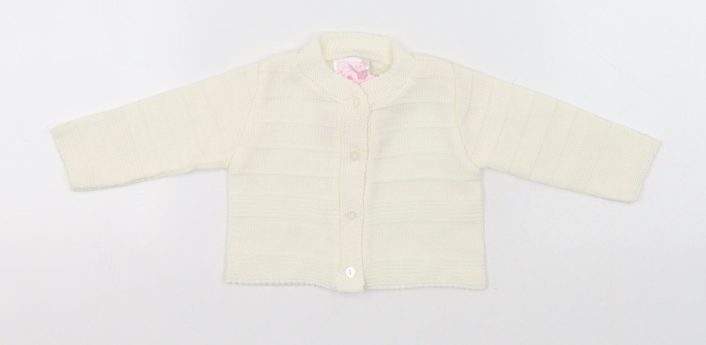 Just Too Cute Baby Ivory   Jacket  Size 3-6 Months