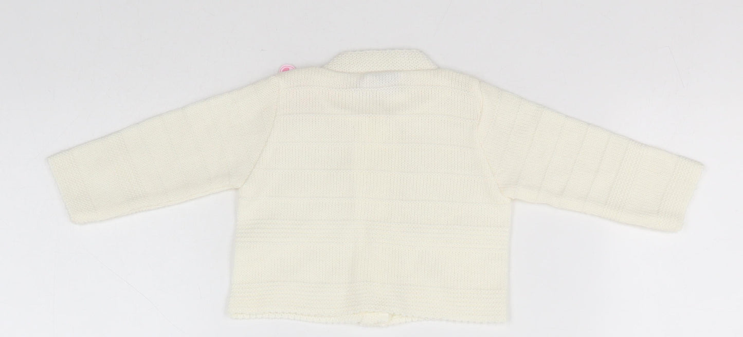 Just Too Cute Baby Ivory   Jacket  Size 3-6 Months