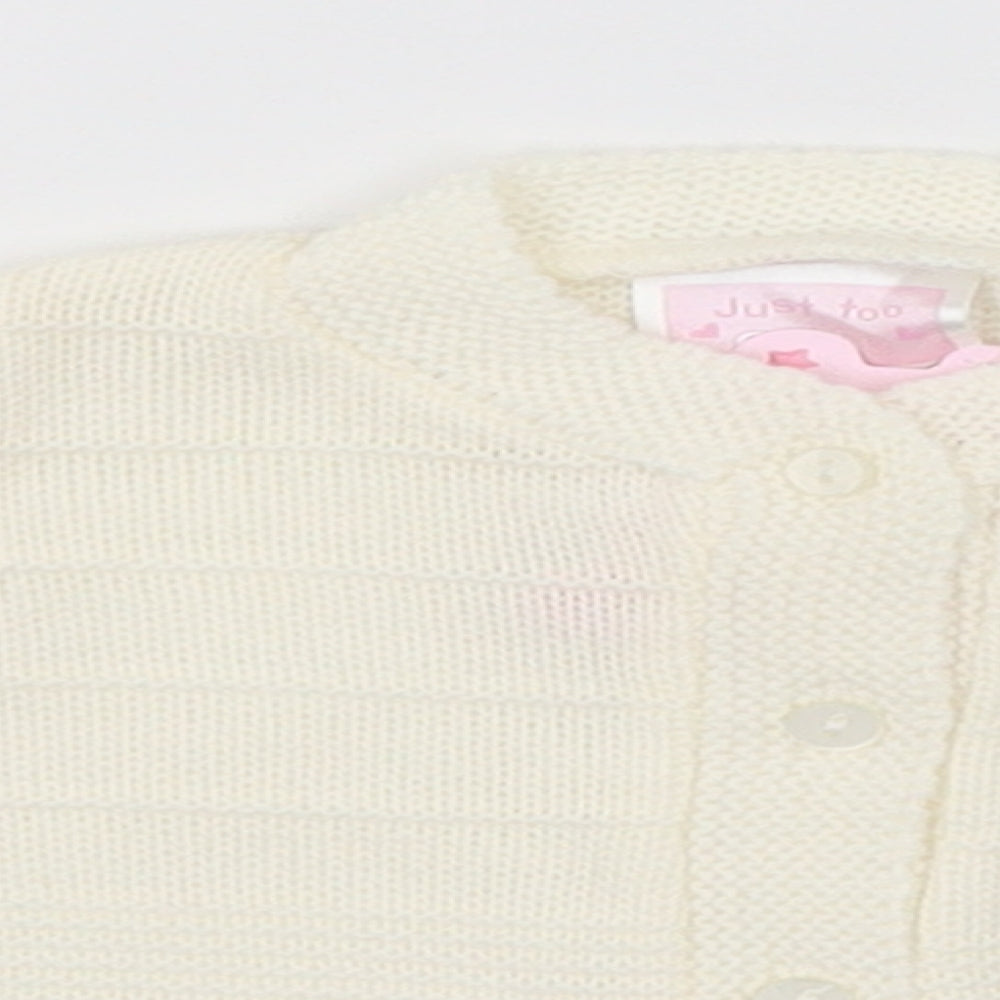 Just Too Cute Baby Ivory   Jacket  Size 3-6 Months