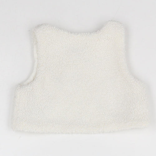 Matalan Baby White  Polyester Vest Jumper Size 3-6 Months