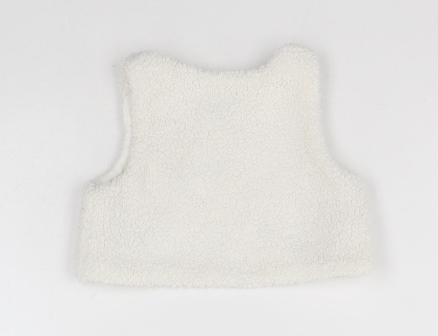 Matalan Baby White  Polyester Vest Jumper Size 3-6 Months