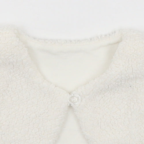 Matalan Baby White  Polyester Vest Jumper Size 3-6 Months