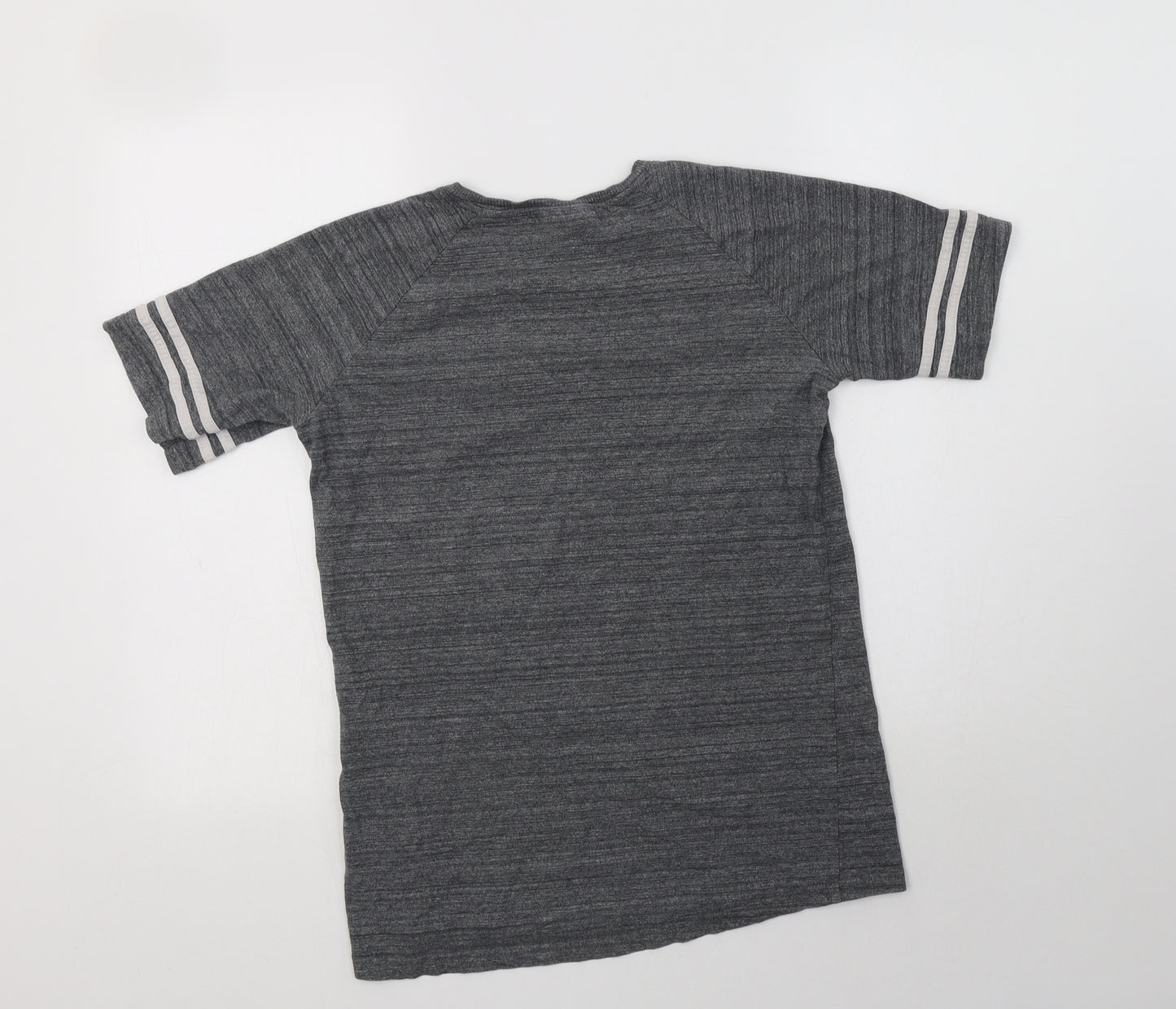 Marvel Boys Grey  Cotton Basic T-Shirt Size 13-14 Years Crew Neck  - Captain America