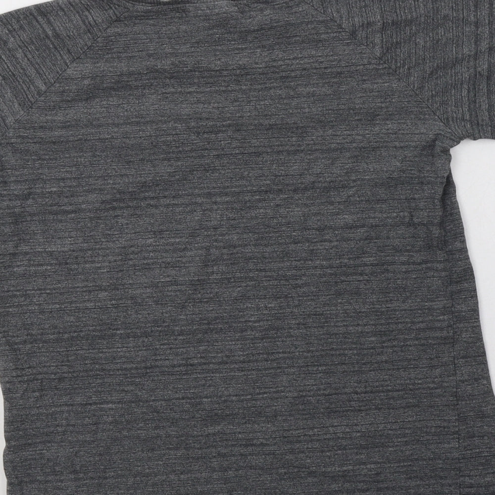 Marvel Boys Grey  Cotton Basic T-Shirt Size 13-14 Years Crew Neck  - Captain America