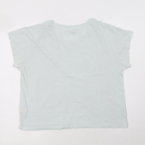 Boux Avenue Womens Green  Cotton Top Pyjama Top Size M   - Martini
