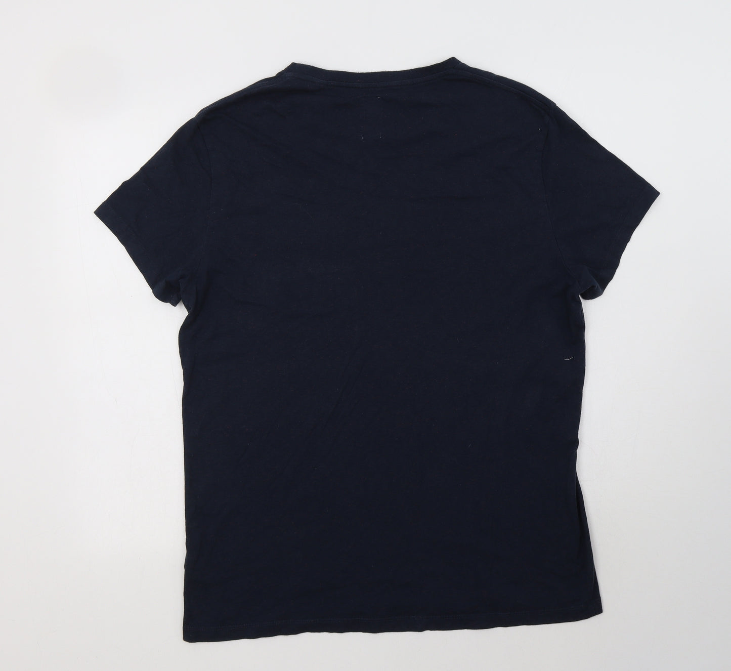 Jack Wills Mens Blue  Cotton  T-Shirt Size L Crew Neck