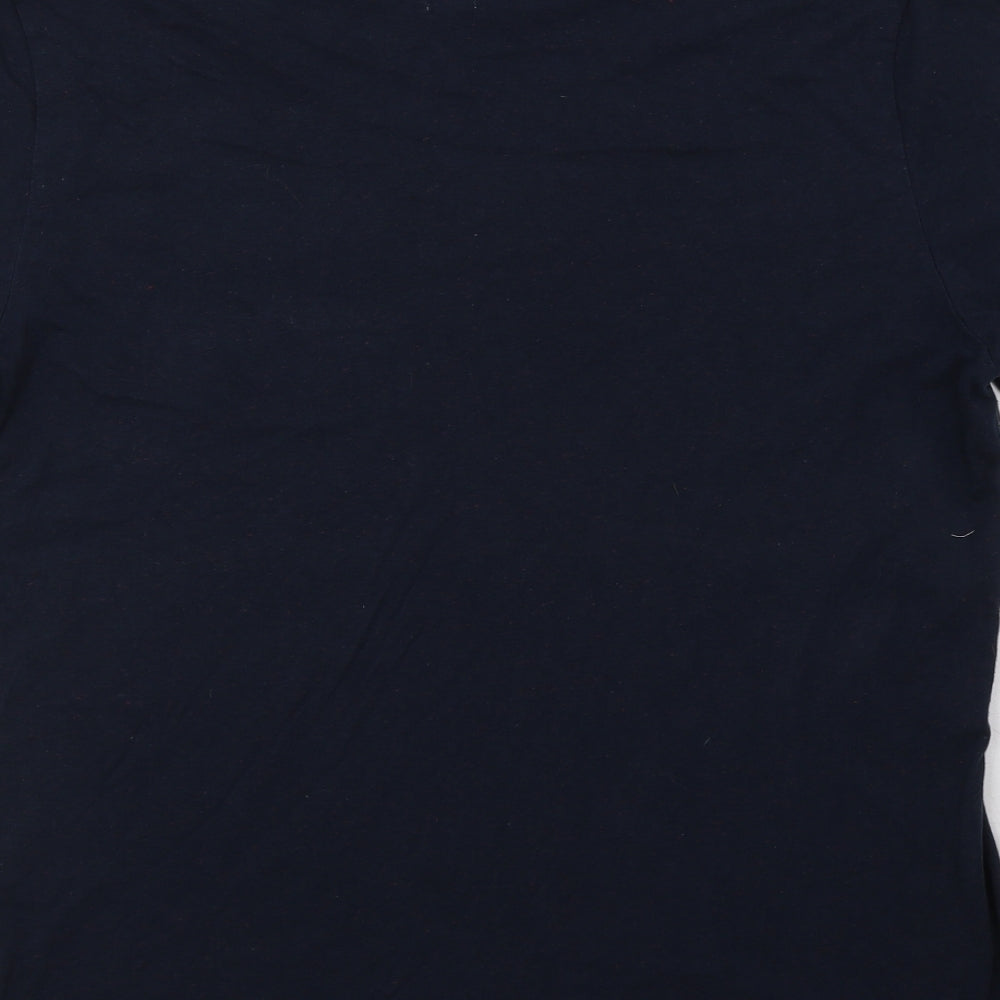Jack Wills Mens Blue  Cotton  T-Shirt Size L Crew Neck