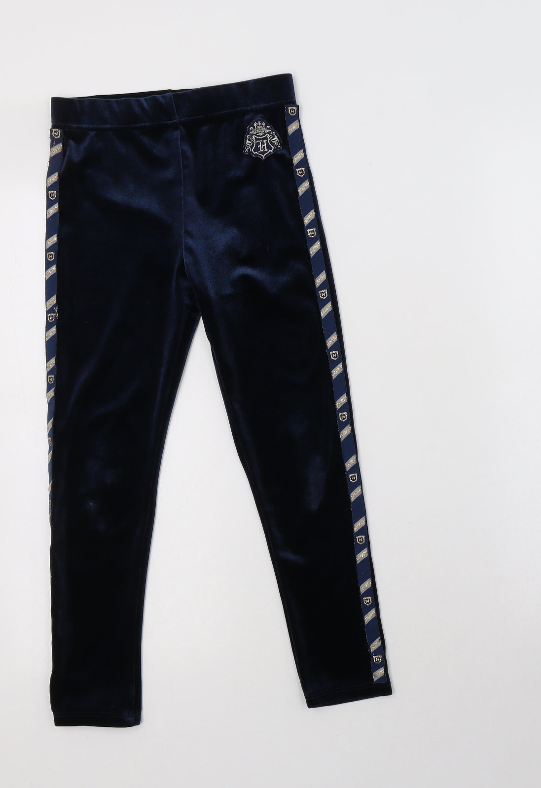 M&S Girls Blue  Polyester Jegging Trousers Size 7-8 Years  Regular  - Harry Potter