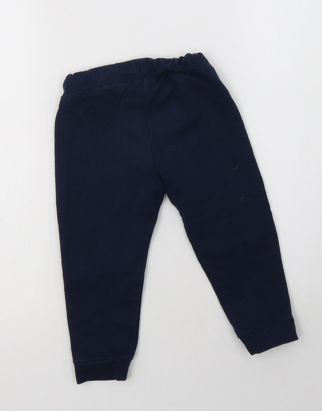 Mayoral Boys Blue  Cotton Jogger Trousers Size 3 Years  Regular Drawstring