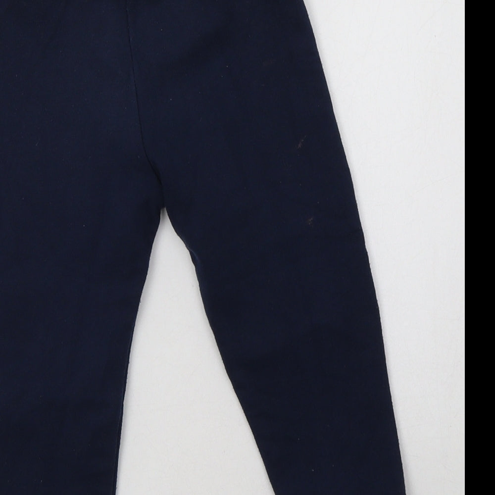 Mayoral Boys Blue  Cotton Jogger Trousers Size 3 Years  Regular Drawstring