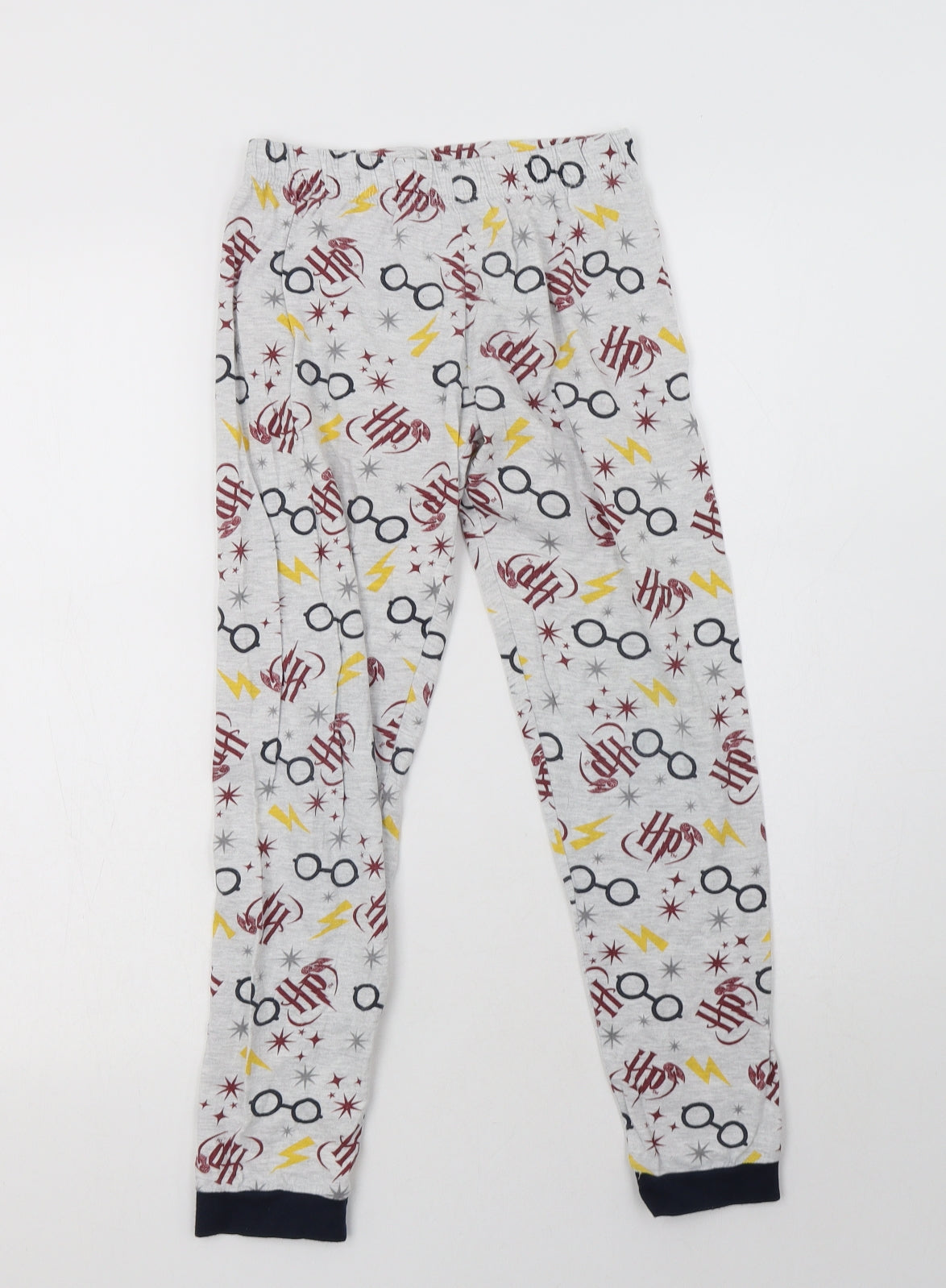 Nutmeg Girls Grey Geometric Cotton  Pyjama Pants Size 9-10 Years   - Harry Potter