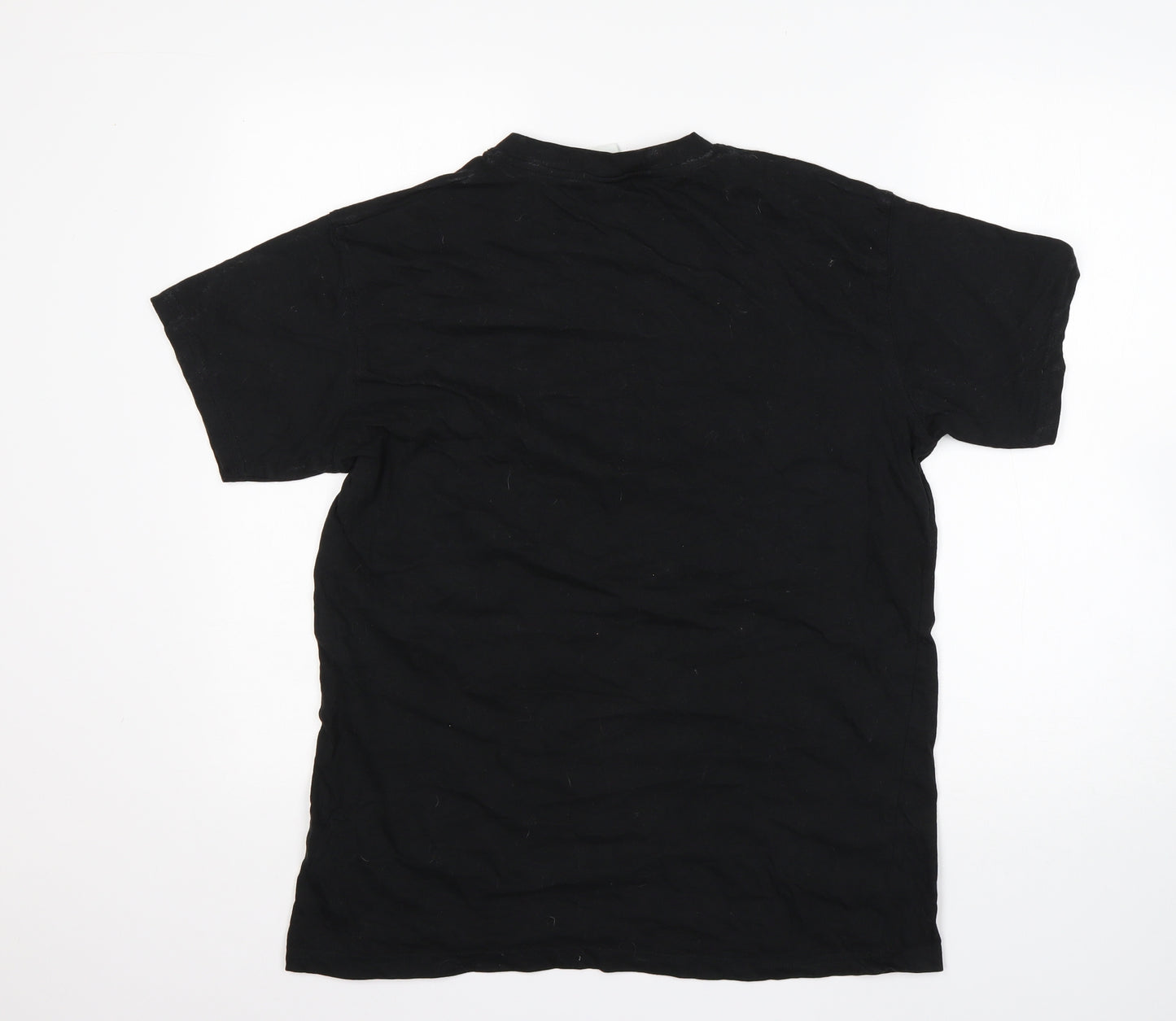 Traditional Craftwear Mens Black  Cotton  T-Shirt Size M Round Neck  - Ireland