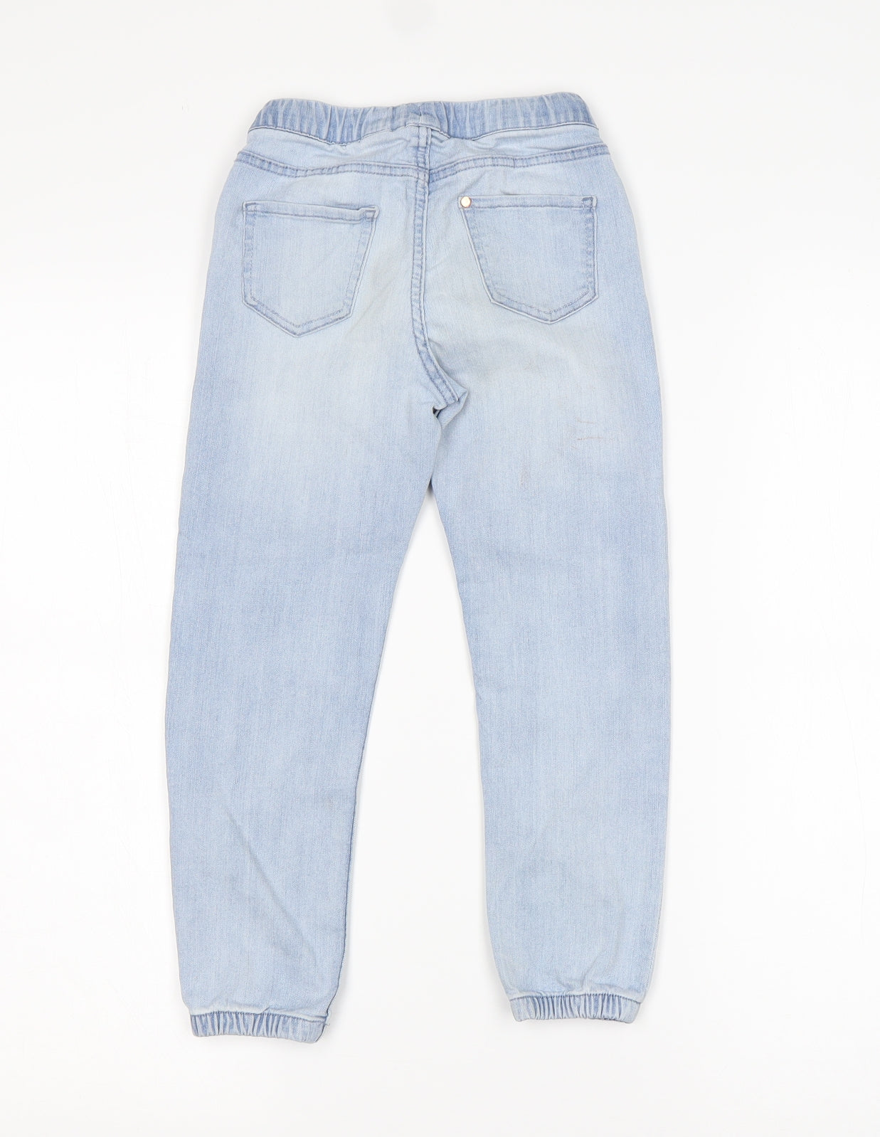 H&M Girls Blue  Cotton Straight Jeans Size 5 Years  Regular
