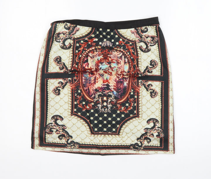 Zanzea Womens Multicoloured Mini Skirt Size XL