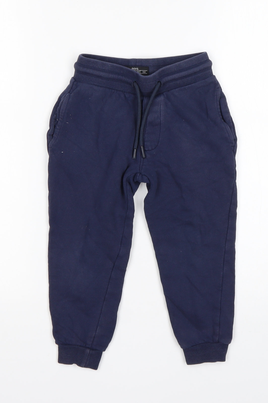 Matalan Boys Blue  Cotton Sweatpants Trousers Size 5 Years  Regular