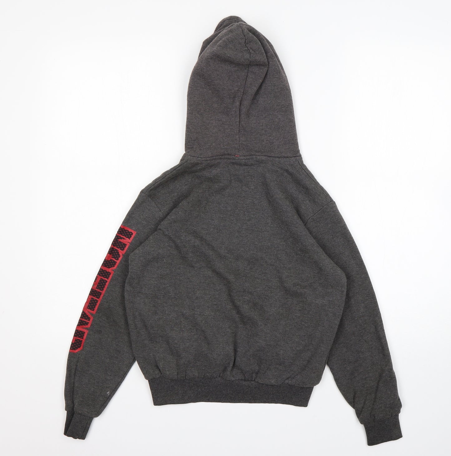 No Fear Boys Grey  Cotton Pullover Hoodie Size 9-10 Years