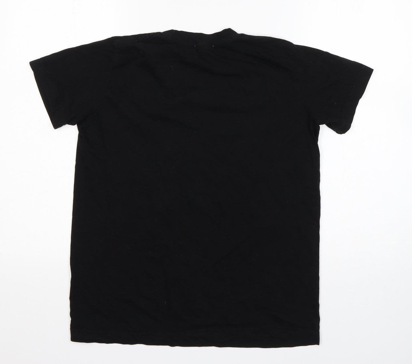 Topshop Womens Black   Basic T-Shirt Size M Round Neck