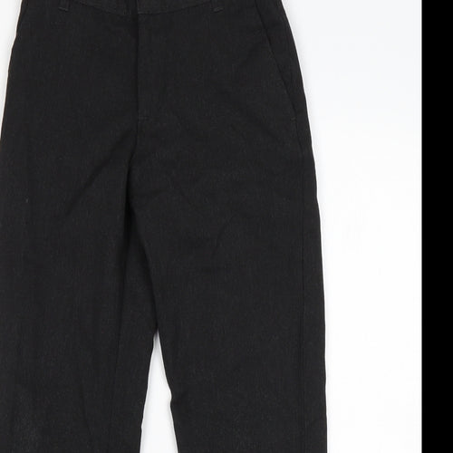 George Boys Grey  Polyester Dress Pants Trousers Size 6-7 Years  Regular