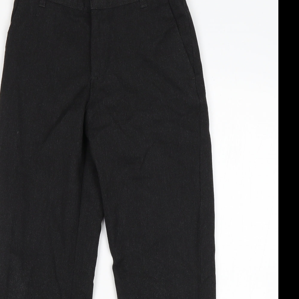 George Boys Grey  Polyester Dress Pants Trousers Size 6-7 Years  Regular