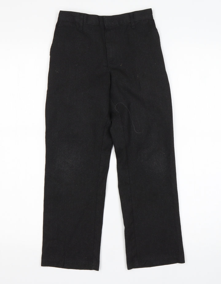 George Boys Grey Polyester Dress Pants Trousers Size 7-8 Years Regular
