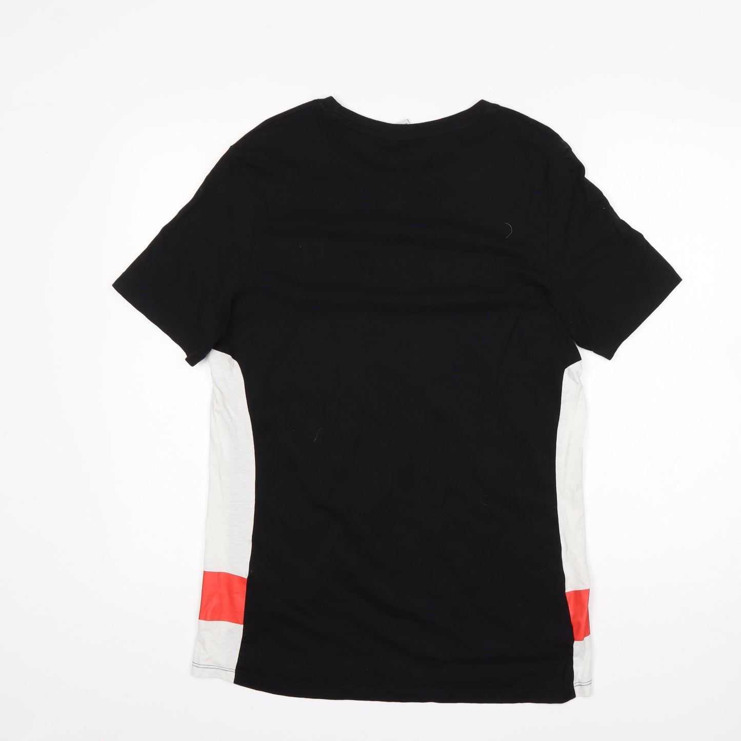 JACK & JONES Mens Multicoloured  Cotton  T-Shirt Size M Round Neck