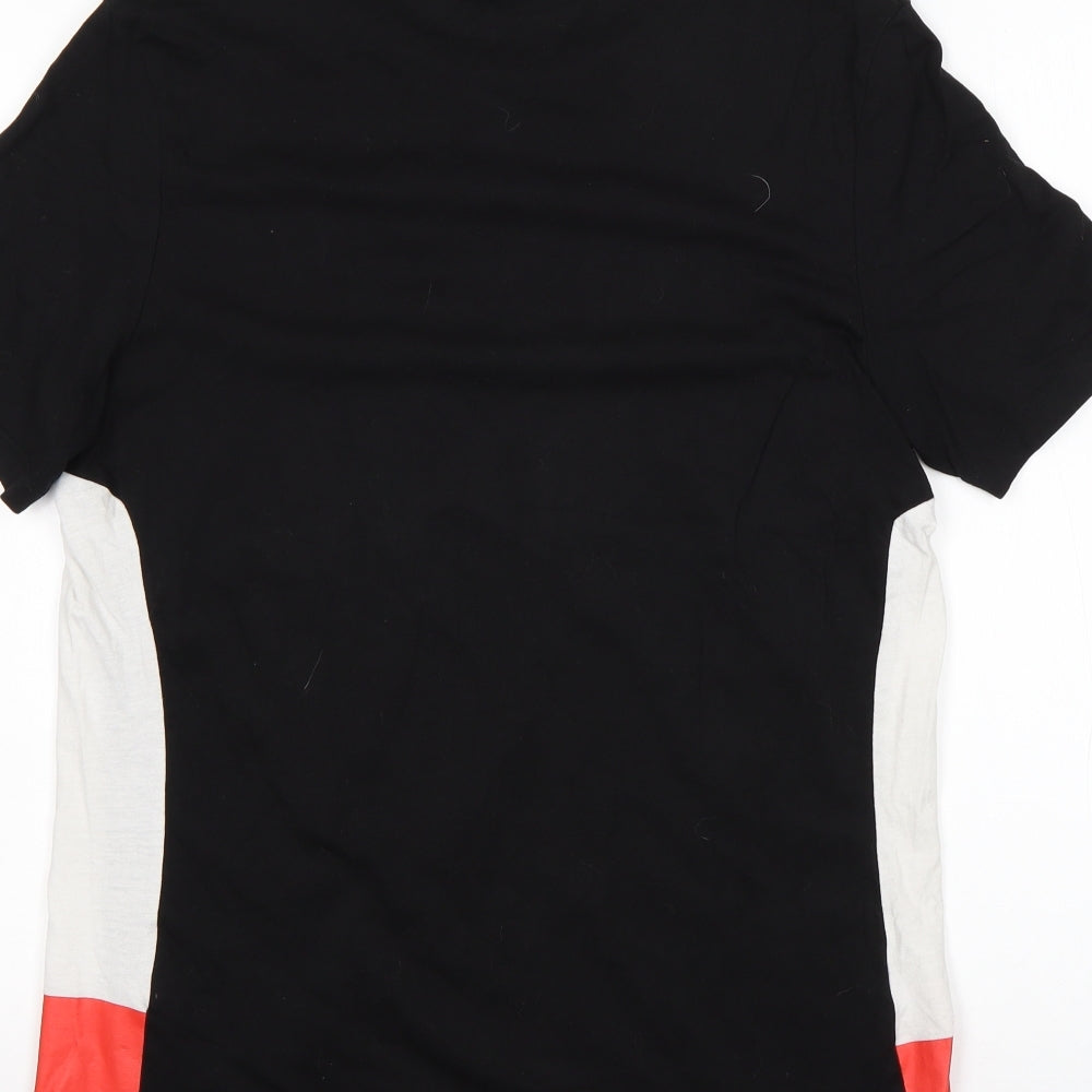 JACK & JONES Mens Multicoloured  Cotton  T-Shirt Size M Round Neck