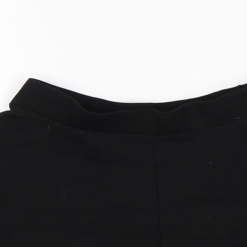 RR Girls Black  Viscose Skater Skirt Size 14 Years  Regular