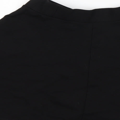 RR Girls Black  Viscose Skater Skirt Size 14 Years  Regular